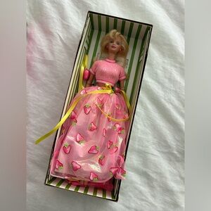 Barbie Collectors Edition Pink Doll with Strawberry Dress